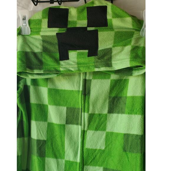 NEW - Minecraft PJ set, 1 pc, size 8 - new with tags Creeper, hooded - Picture 2 of 4